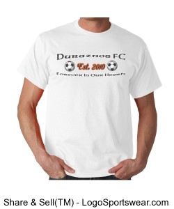DFC Tribute T-Shirt (White) Design Zoom